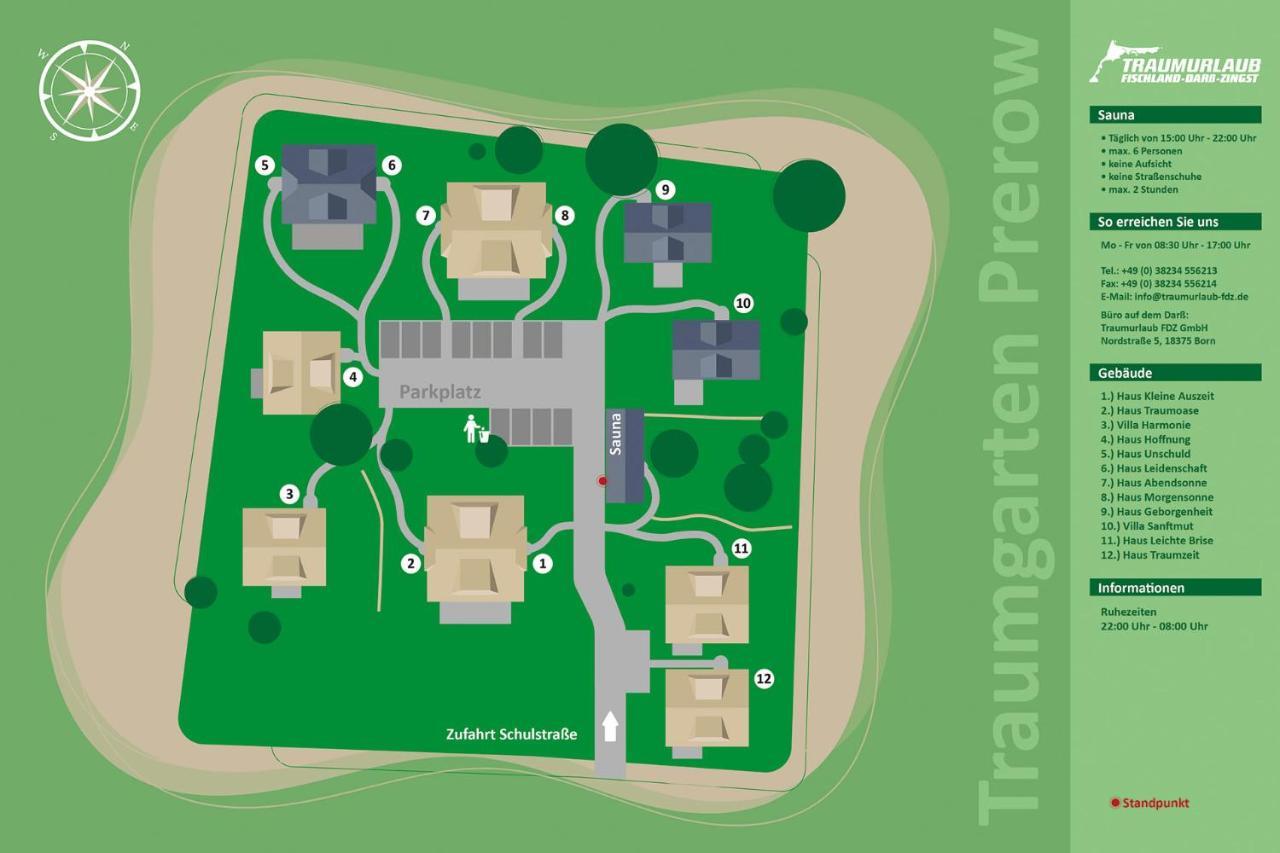 Traumgarten Haus Geborgenheit Prerow Esterno foto